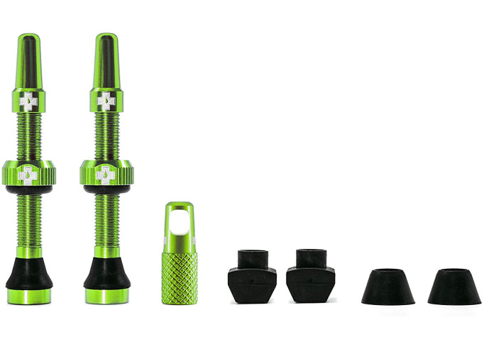 Tubeless valves Muc Off 44mm presta green