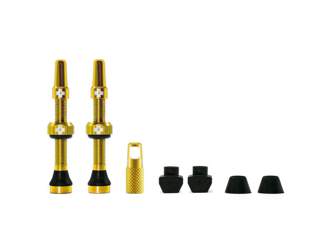 Tubeless valves Muc Off 44mm presta gold