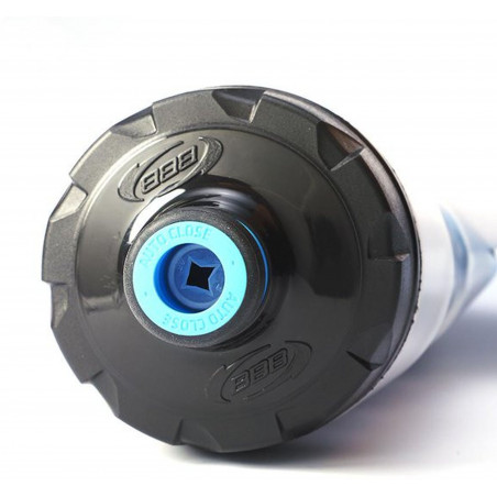 Pudele BBB BWB-11 AutoTank autoclose 550ml melna/sarkana