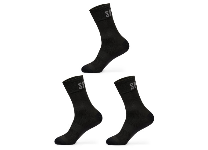 Zeķes Spiuk Anatomic Long 3 Pack melnas