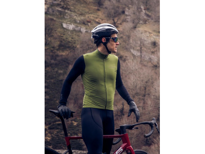Warm jersey SPIUK Profit Cold&Rain man green