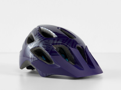 Bontrager Tyro vaikiškas dviratininko šalmas, Purple Abyss/Azure