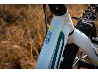 Bērnu velosipēds Superior Racer XC 20 Gloss White/Blue/Neon Yellow