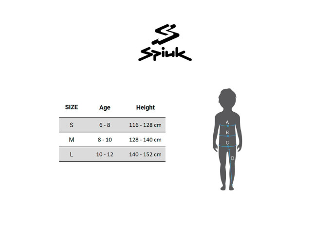 Pants SPIUK Anatomic Kid Black/White