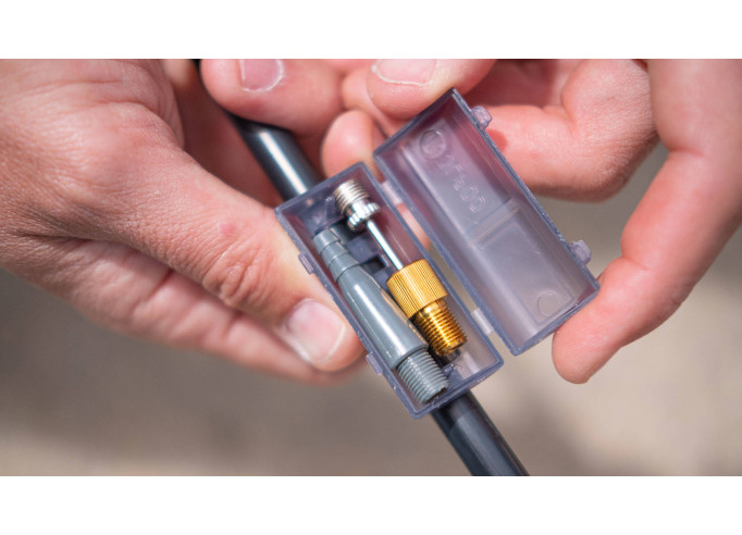 Floor pump BBB BFP-25 AirStrike matt black