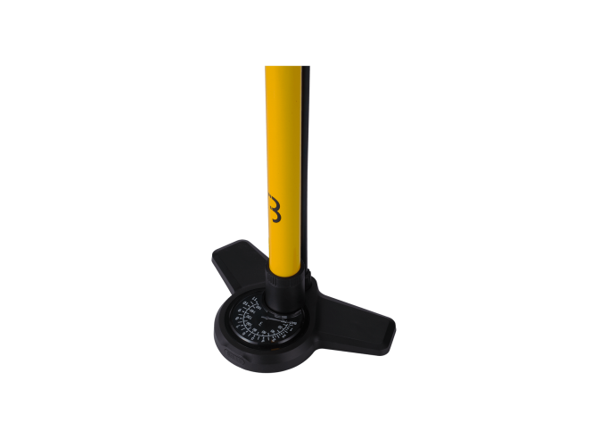 Floor pump BBB BFP-28 AirBoost 2.0 yellow