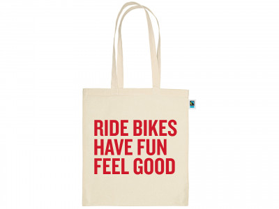 Trek Ride Bikes Have Fun Feel Good Tote krepšys