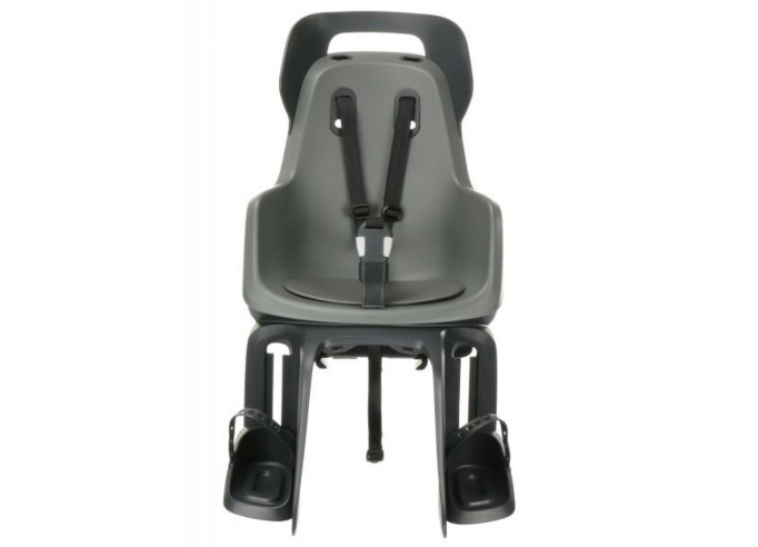 Child seat on carrier Bobike GO Maxi Macaron Grey