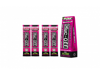 Muc-Off Punk Powder Bike Cleaner (4 Pack) + Bottle for Life