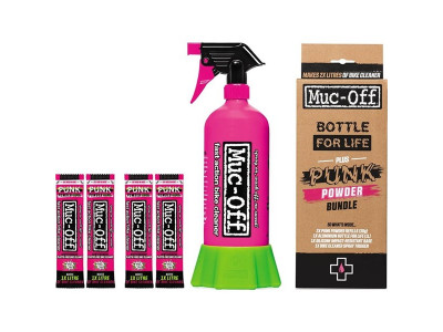 Muc-Off Punk Powder Bike Cleaner (4 Pack) + Bottle for Life