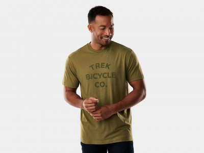 T-krekls Trek Bicycle Tonal Unisex T-Shirt olīvkrāsa