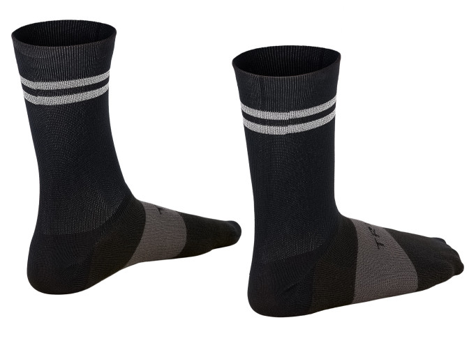 Socks Trek Race Reflective Crew Cycling black