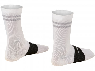 Socks Trek Race Reflective Crew Cycling white
