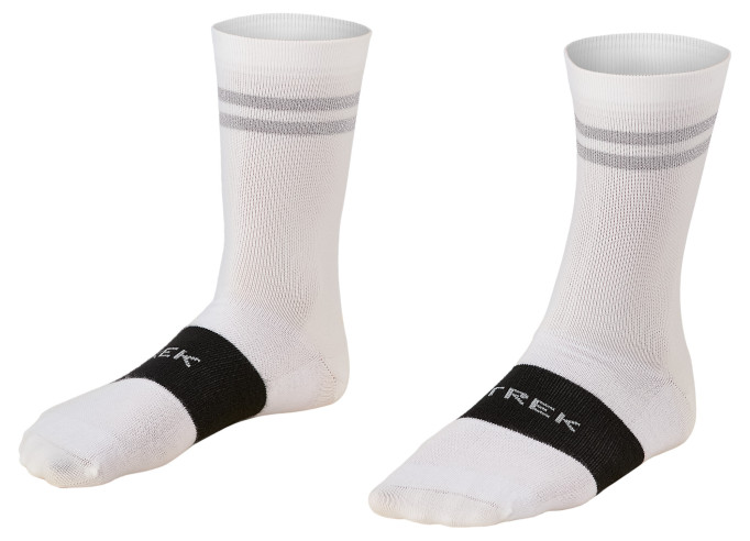 Zeķes Trek Race Reflective Crew baltas