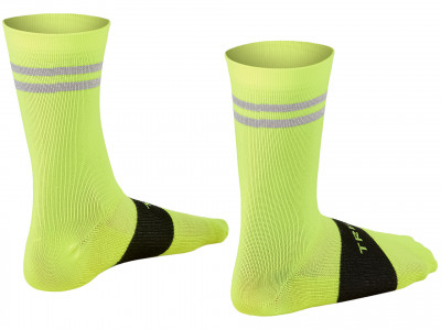 Socks Trek Race Reflective Crew Cycling Radioactive Yellow 2