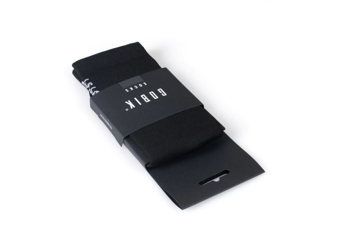 Socks Gobik SUPERB UNISEX BLACK AXIS STANDARD
