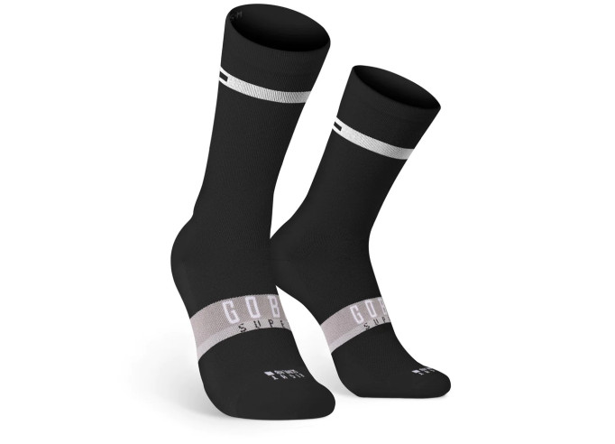 Gobik SUPERB UNISEX BLACK HORIZON EXTRA LONG SOCKS