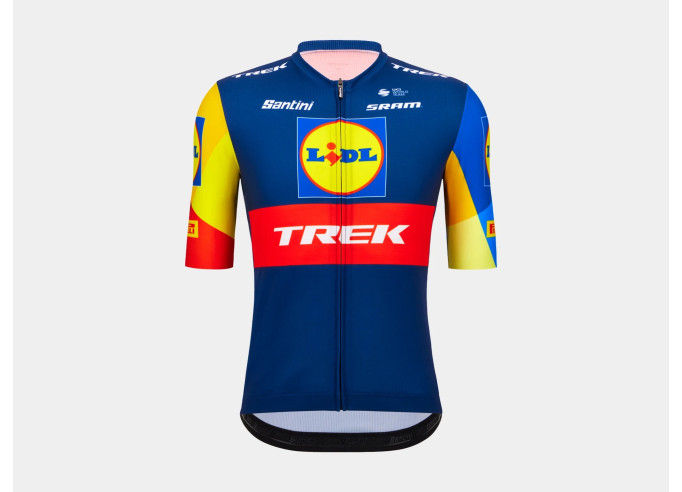 Velokrekls Santini Lidl-Trek Replica Race Jersey