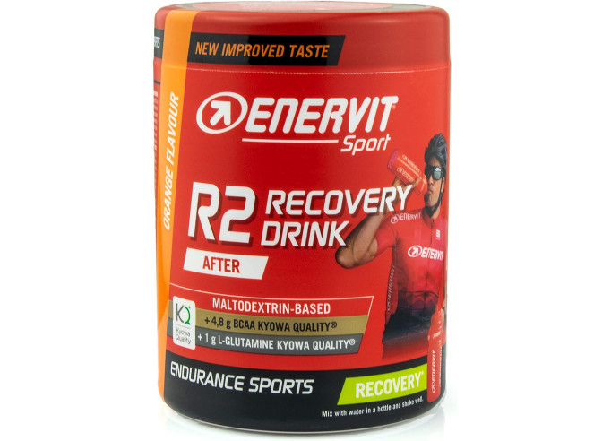 Enervit Sport R2 Recovery Drink Powder, Orange,...
