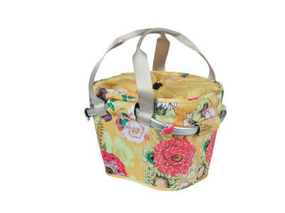 Basket Basil Bloom Field carry all front basket KF, 15L, yellow