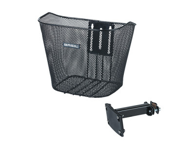 Basket Basil Bremen Front black 2