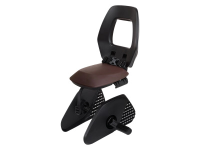 Child seat on carrier Bobike ONE Junior black/dark brown