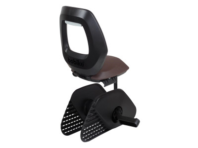 Child seat on carrier Bobike ONE Junior black/dark brown
