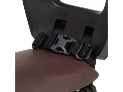 Child seat on carrier Bobike ONE Junior black/dark brown