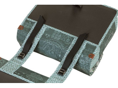 Basil Bohème double bag, 35L, forest green