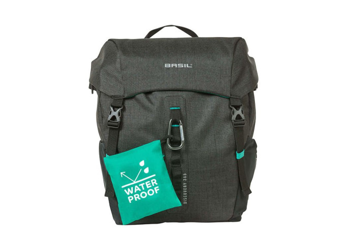 Bagāžnieka soma Basil Discovery 365D M, 9L, melna