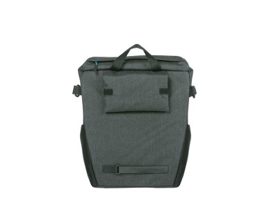 Basil Discovery 365D single pannier bag L, 20L, black melee 2