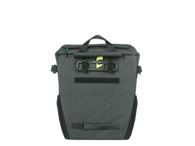 Basil Discovery 365D single pannier bag L, 20L, black melee