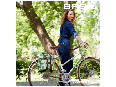 Basil Ever-Green bicycle daypack, 14-19L, sandshell beige