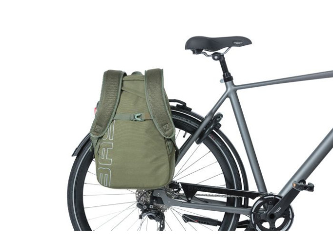 Bagāžnieka soma Basil Flex, 17L, zaļa