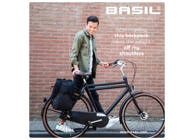 Bagažinės krepšys Basil Flex bicycle backpack,...