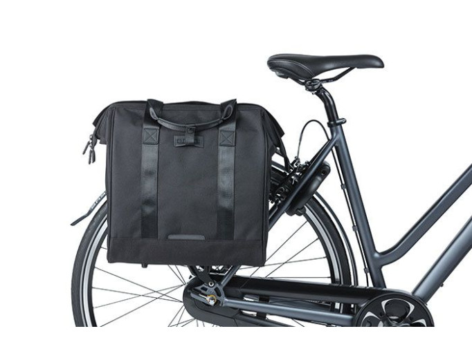 Pagasikott Basil Grand bicycle shopper, 23L, black