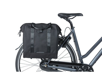 Pagasikott Basil Grand bicycle shopper, 23L, black