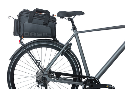 Pagasikott Basil Miles Tarpaulin trunkbag XL Pro, 9-36L, black orange