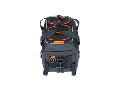 Bagažinės krepšys Basil Miles Tarpaulin trunkbag, 7L, black orange