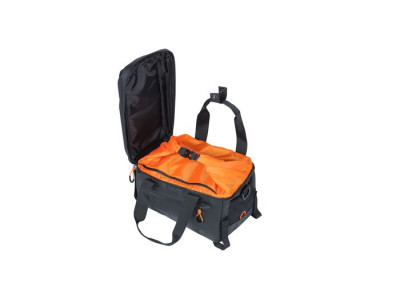 Pagasikott Basil Miles Tarpaulin trunkbag, 7L, black orange