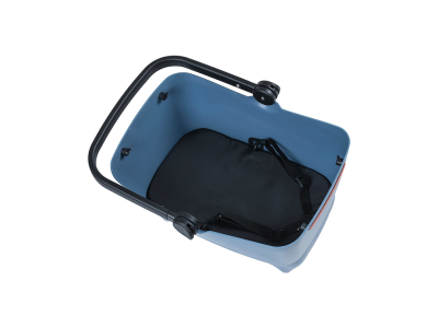 Jalgrattakorv koerale Basil Buddy dog bicycle basket MIK, faded denim