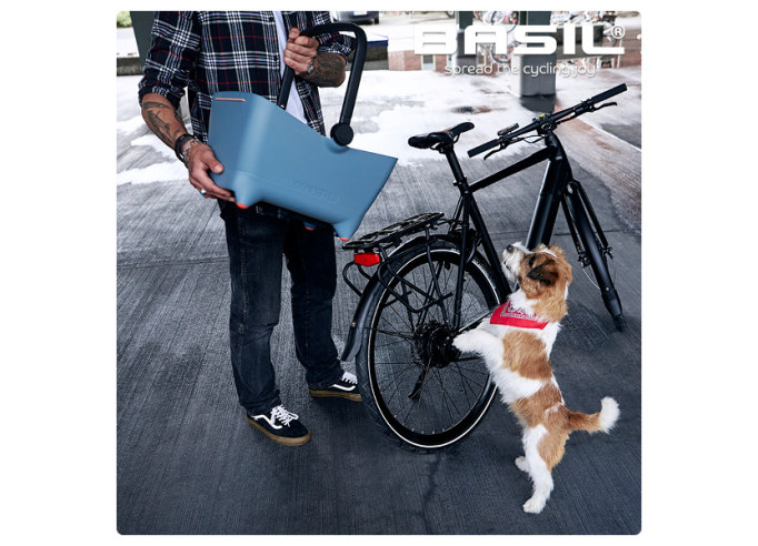Jalgrattakorv koerale Basil Buddy dog bicycle...