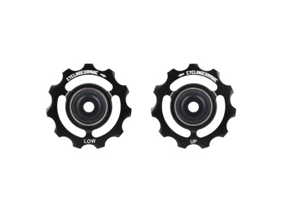 CYCLINGCERAMIC Pulleys for Shimano Dura Ace 9250 / Ultegra 8150 12-speed | black