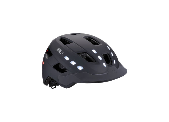 Šalmas BBB BHE-162 District Led black