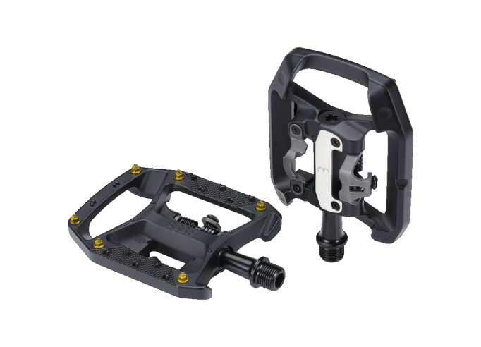 Pedāļi BBB BPD-62 DualChoice Trail melni
