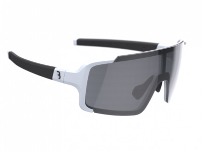 Glasses BBB BSG-69 Chester Smoke flash mirror matt white
