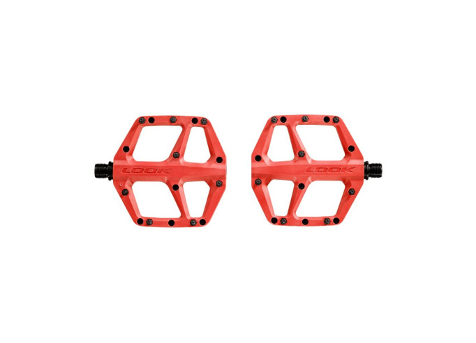LOOK Trail Roc Fusion MTB Flat Pedals - red