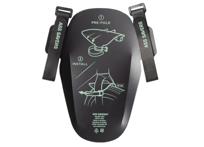 Ass Savers MFM-1 Mudder Mini Mudguard - black