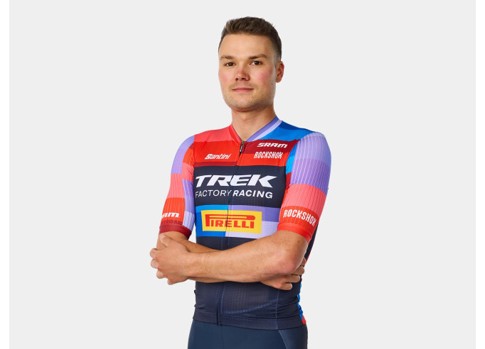 Santini Trek Factory Racing Men's Team Replica...