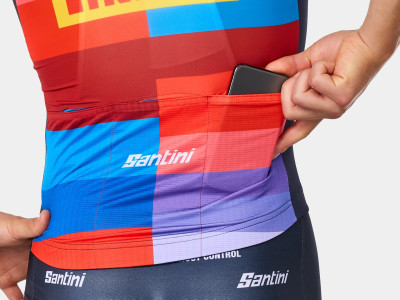 Santini Trek Factory Racing Men's Team Replica Cycling Jersey